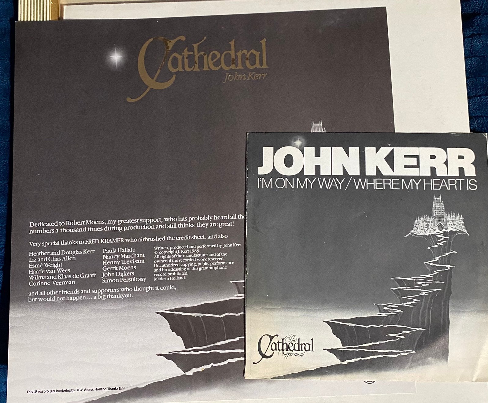 John Kerr Electronica Cathedral Veronica, Cd's en Dvd's, Vinyl | Dance en House, Inclusief binnenhoes, Gebruikt, Ophalen of Verzenden