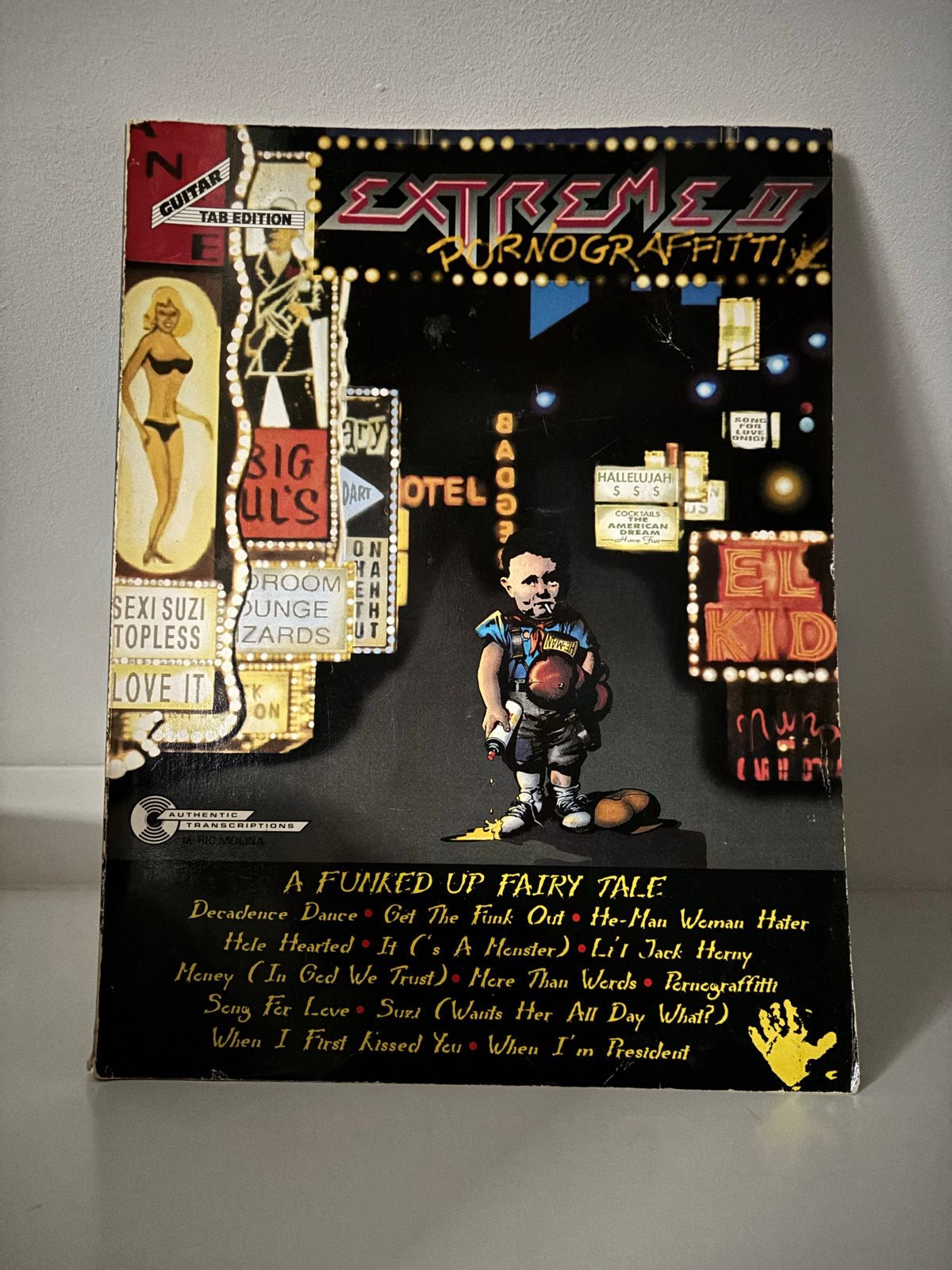 Extreme - Pornograffitti Gitaar Tab Editie Boek, Muziek en Instrumenten, Bladmuziek, Ophalen of Verzenden, Gitaar, Gebruikt, Rock en Metal