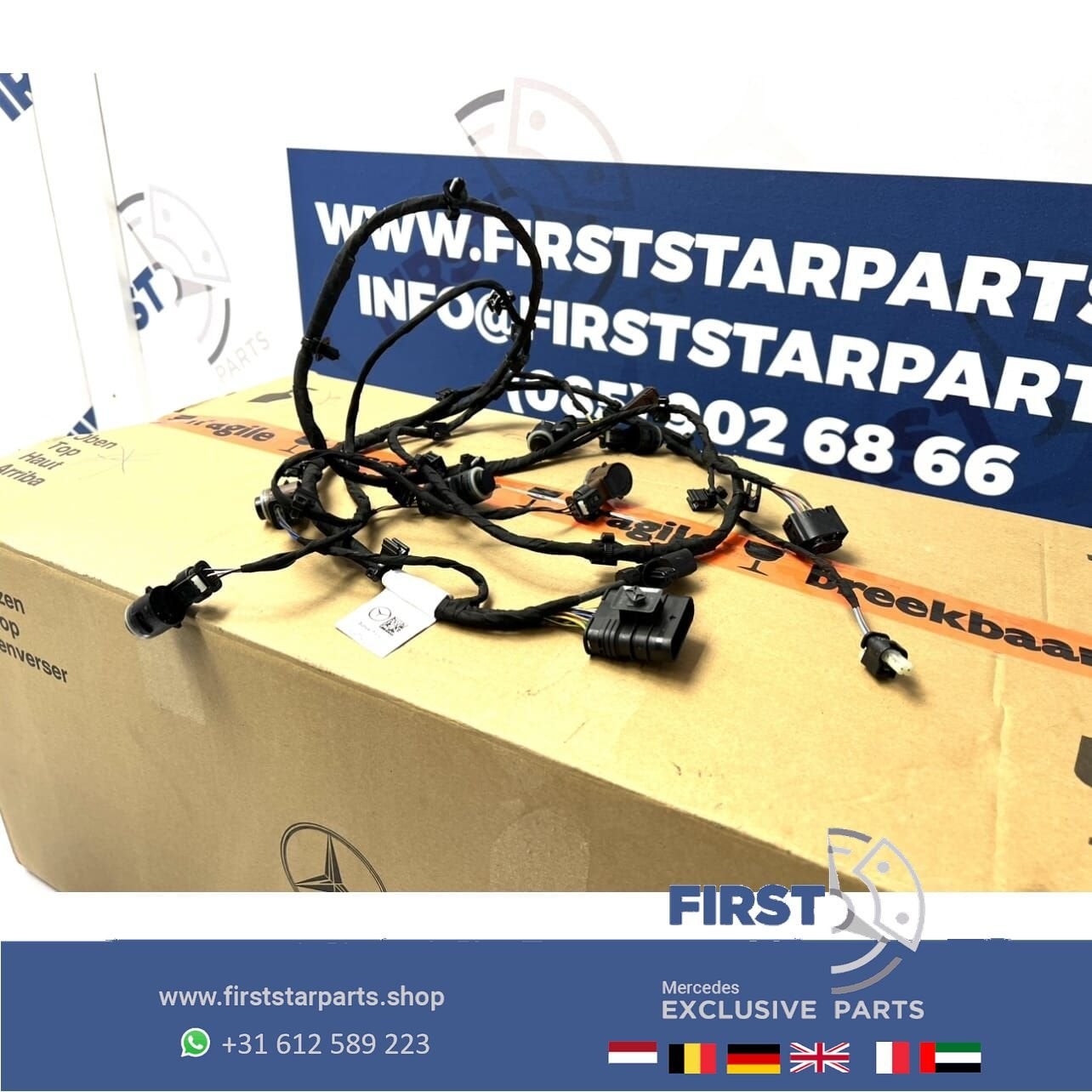 MERCEDES PDC KABEL + SENSOREN W176 W177 W246 W247 W204 W205, Gebruikt, -, Ophalen of Verzenden, -