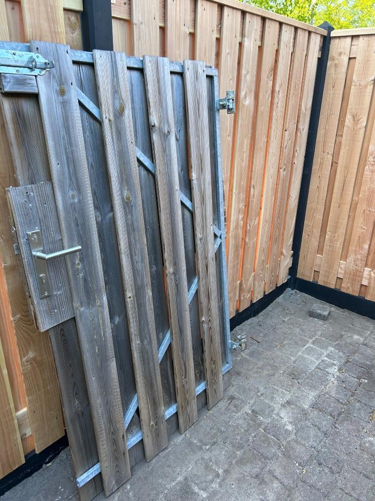 tuinpoort, Tuin en Terras, Tuinpoorten, Ophalen, Gebruikt, 100 tot 150 cm, Draaipoort