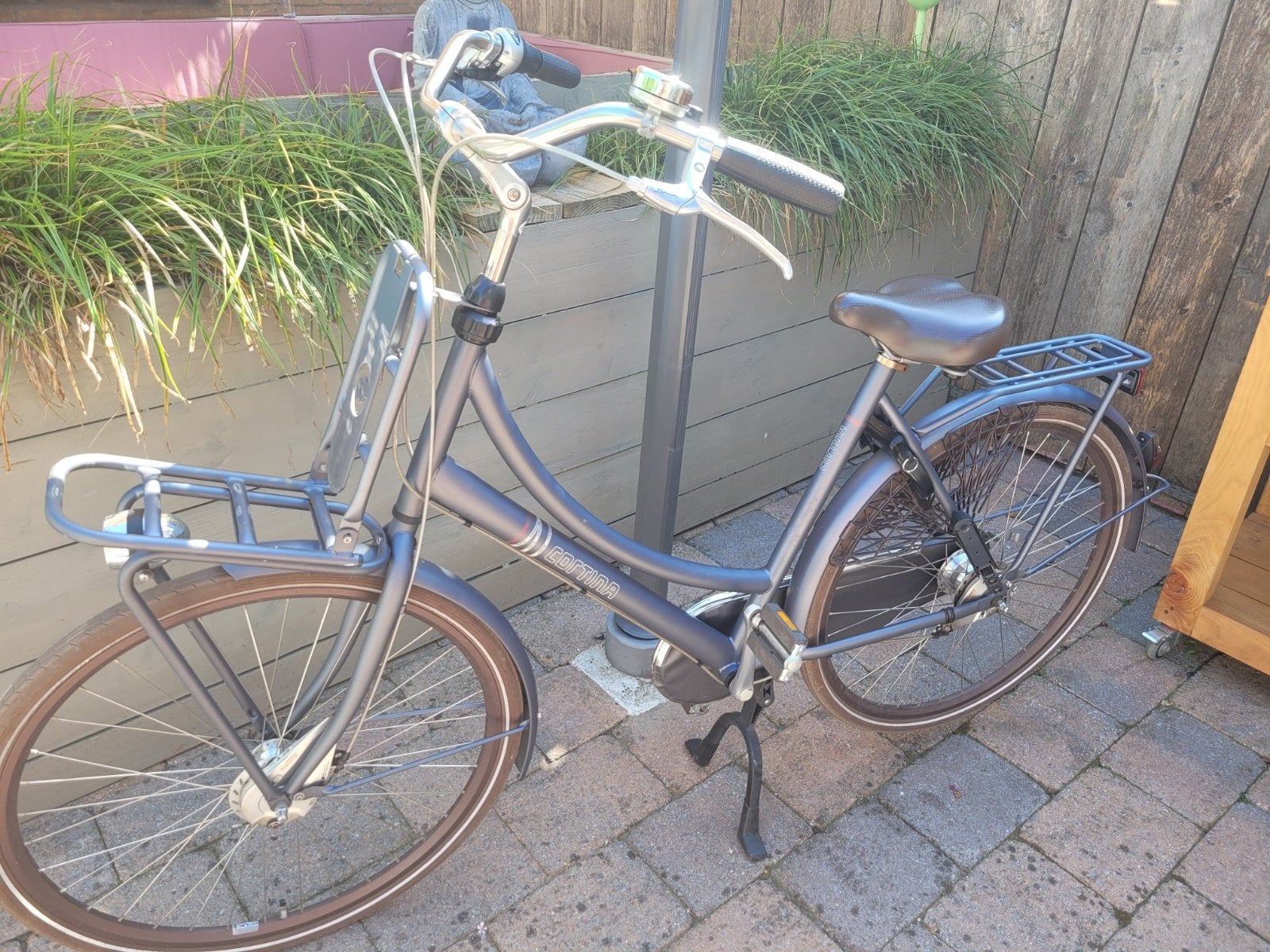 Cortina U4 Transportfiets - Matt Blauw - 28 inch - 3 versn., Ophalen, Gebruikt, Overige merken, Versnellingen