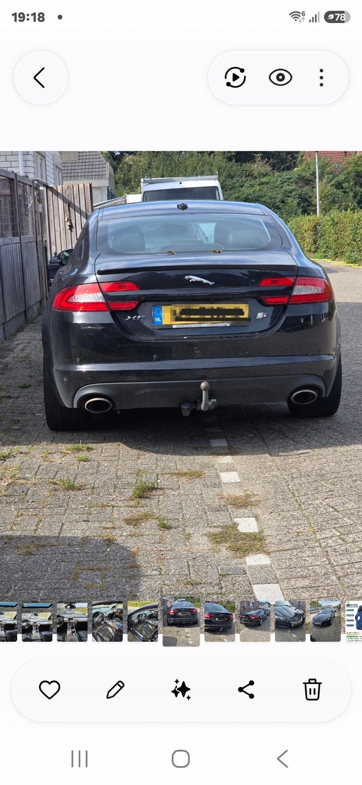 Jaguar XF 3.0 D V6 AUT 2012 Zwart, Auto's, Automaat, Achterwielaandrijving, 1850 kg, Zwart