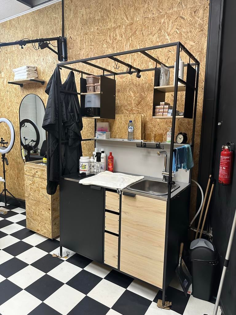 IKEA ASPINGE Kitchenette - Compacte en complete keuken, Huis en Inrichting, Keuken | Complete keukens, Gebruikt, Enkelwandige keuken