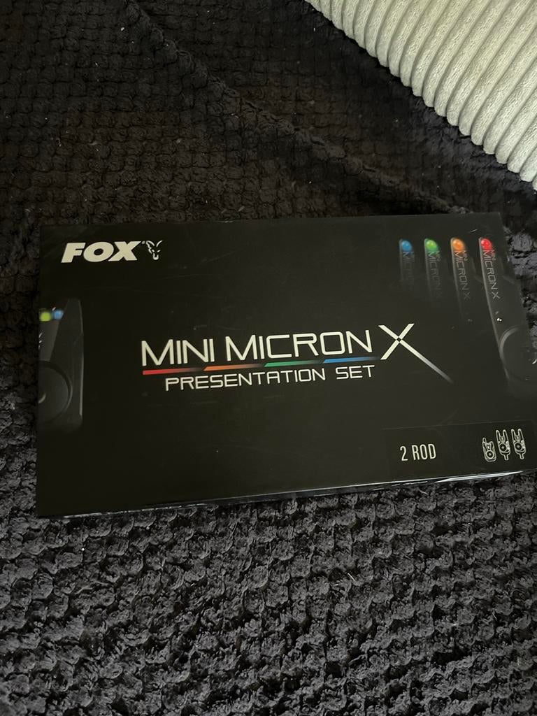 Fox Mini Micron X Presentation Set 2 Rod, Watersport en Boten, Ophalen, Zo goed als nieuw, Overige typen
