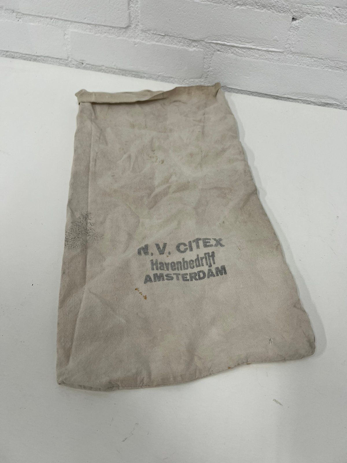 Te Koop : Oud Linnen Zak N.V Citex Havenbedrijf Amsterdam, Ophalen of Verzenden