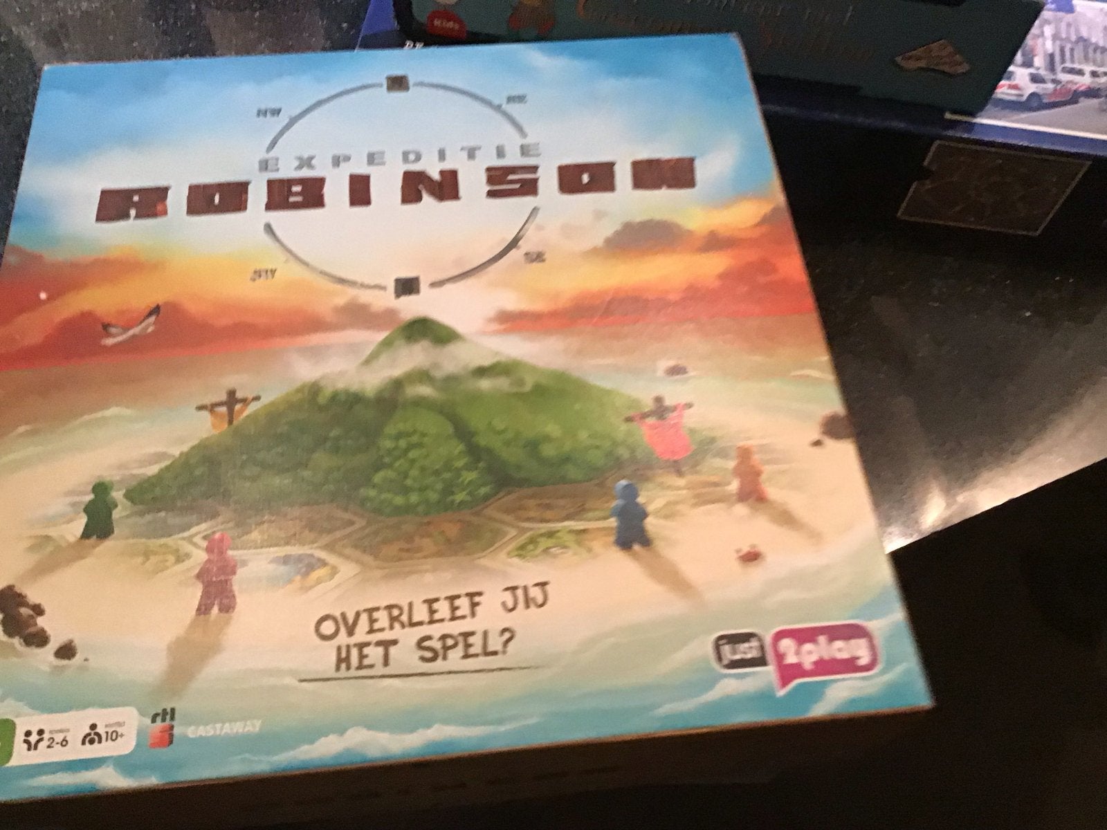 Expeditie Robinson Bordspel - Overleef jij het spel?, Een of twee spelers, Ophalen of Verzenden, Zo goed als nieuw