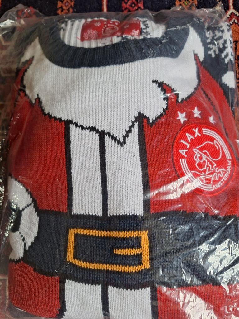 AJAX  KERSTTRUI + MUTS L, Maat L, Ophalen of Verzenden, Nieuw, Shirt