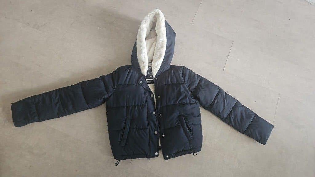 Hollister Puffer Winterjas XS – Nieuw met teddyvoering, Blauw, Ophalen of Verzenden, Maat 34 (XS) of kleiner, Hollister California