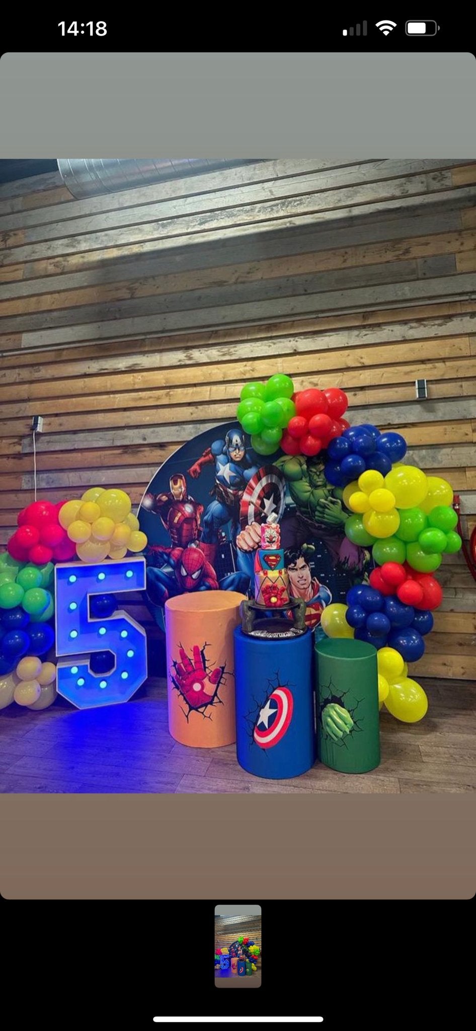 Superhelden Backdrop & Decoratie te Huur voor Feestjes, Hobby en Vrije tijd, Feestartikelen | Verhuur, Ophalen of Verzenden, Zo goed als nieuw