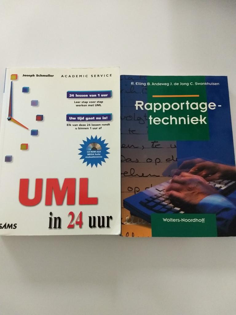 J. Schmuller - UML in 24 uur en Rapportage techniek, Ophalen of Verzenden, Zo goed als nieuw, J. Schmuller