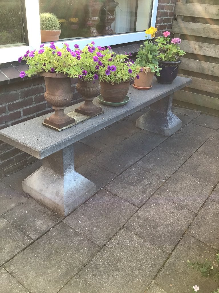 Betonnen bankje, Tuin en Terras, Tuinbanken, Ophalen, Gebruikt, Overige materialen