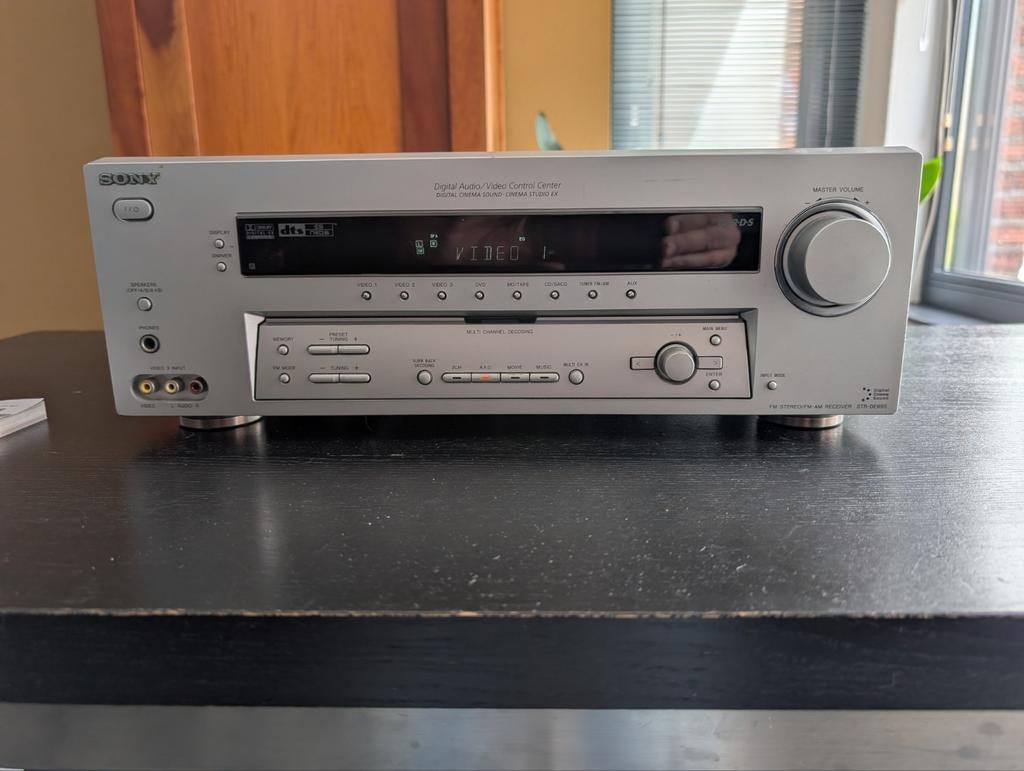 Sony STR-DE695 Digital Audio/Video receiver, Ophalen, 60 tot 120 watt, Sony