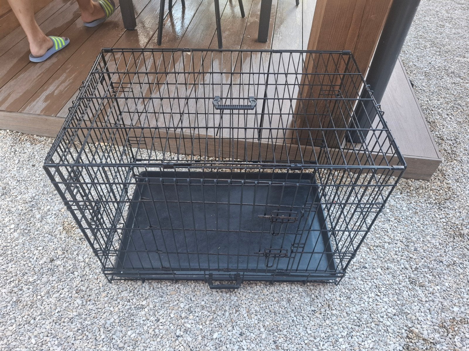 bench, Dieren en Toebehoren, Hondenbenches, Ophalen, Zo goed als nieuw
