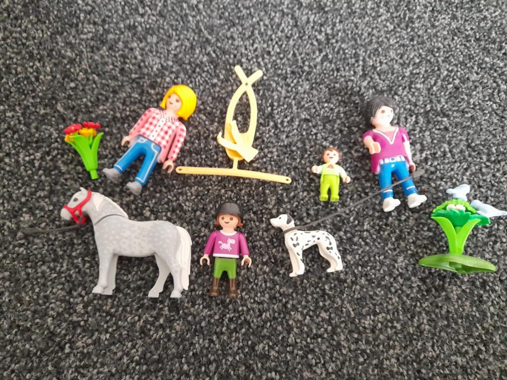 Playmobil paardrijset met figuren en accessoires, Ophalen of Verzenden, Gebruikt, Jongen of Meisje