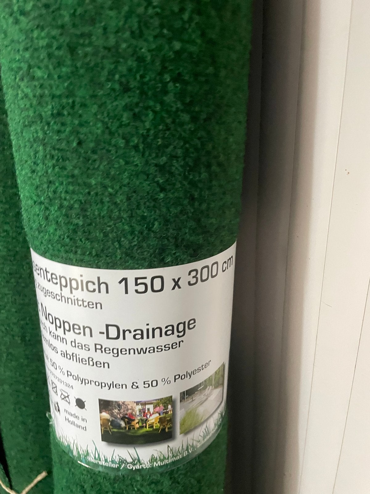Nieuw Kunstgras Tapijt 150x300 cm met Noppen-Drainage, Ophalen, Nieuw, Minder dan 10 m², Kunstgras