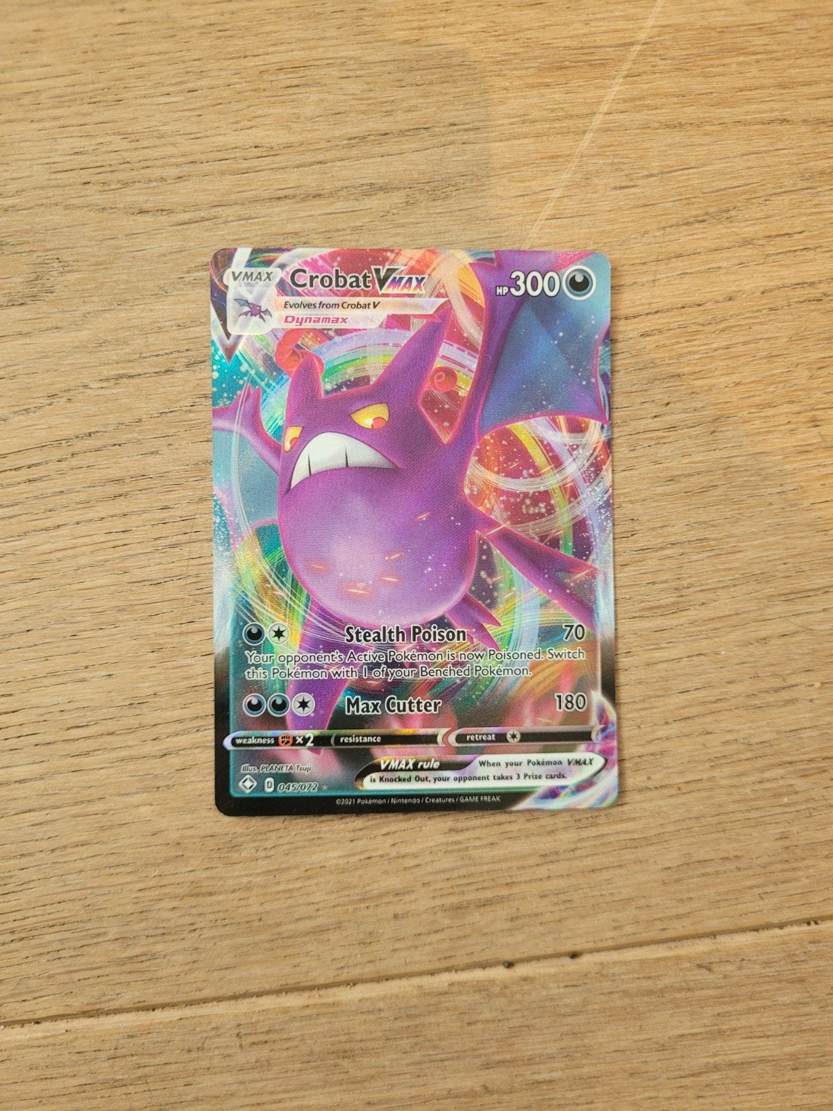 Crobat Vmax, Ophalen, Nieuw, Losse kaart