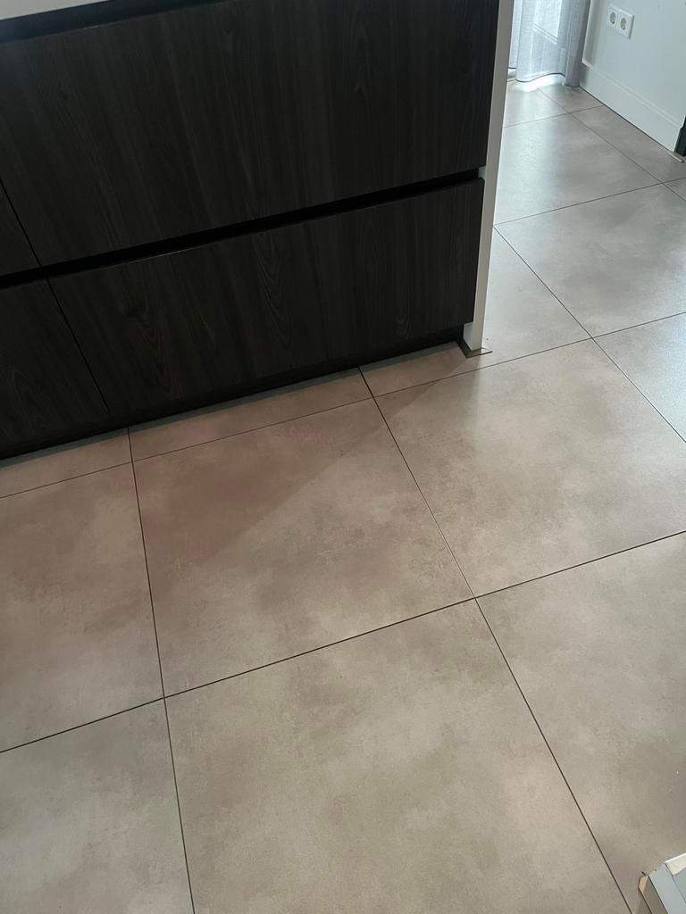 PVC tegels 61,5 x 61,5x4 mm kleur; Seasalt, Ophalen, 60 cm of meer, Zo goed als nieuw, Minder dan 5 m²