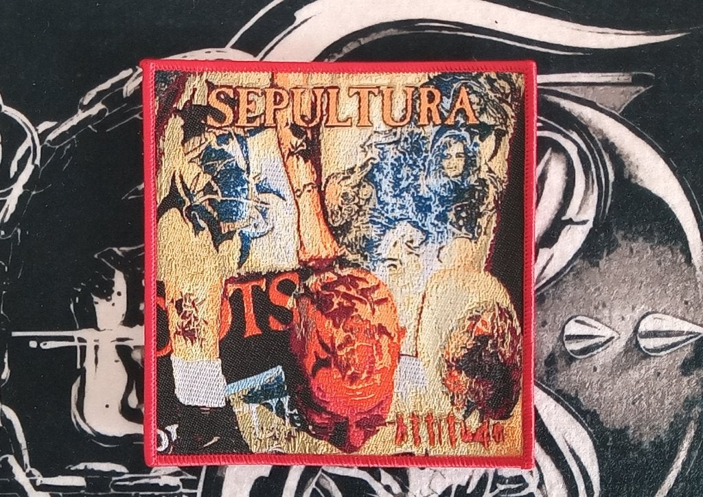 Sepultura zeer mooie limited edition attitude patch 57, Verzenden, Nieuw, Kleding