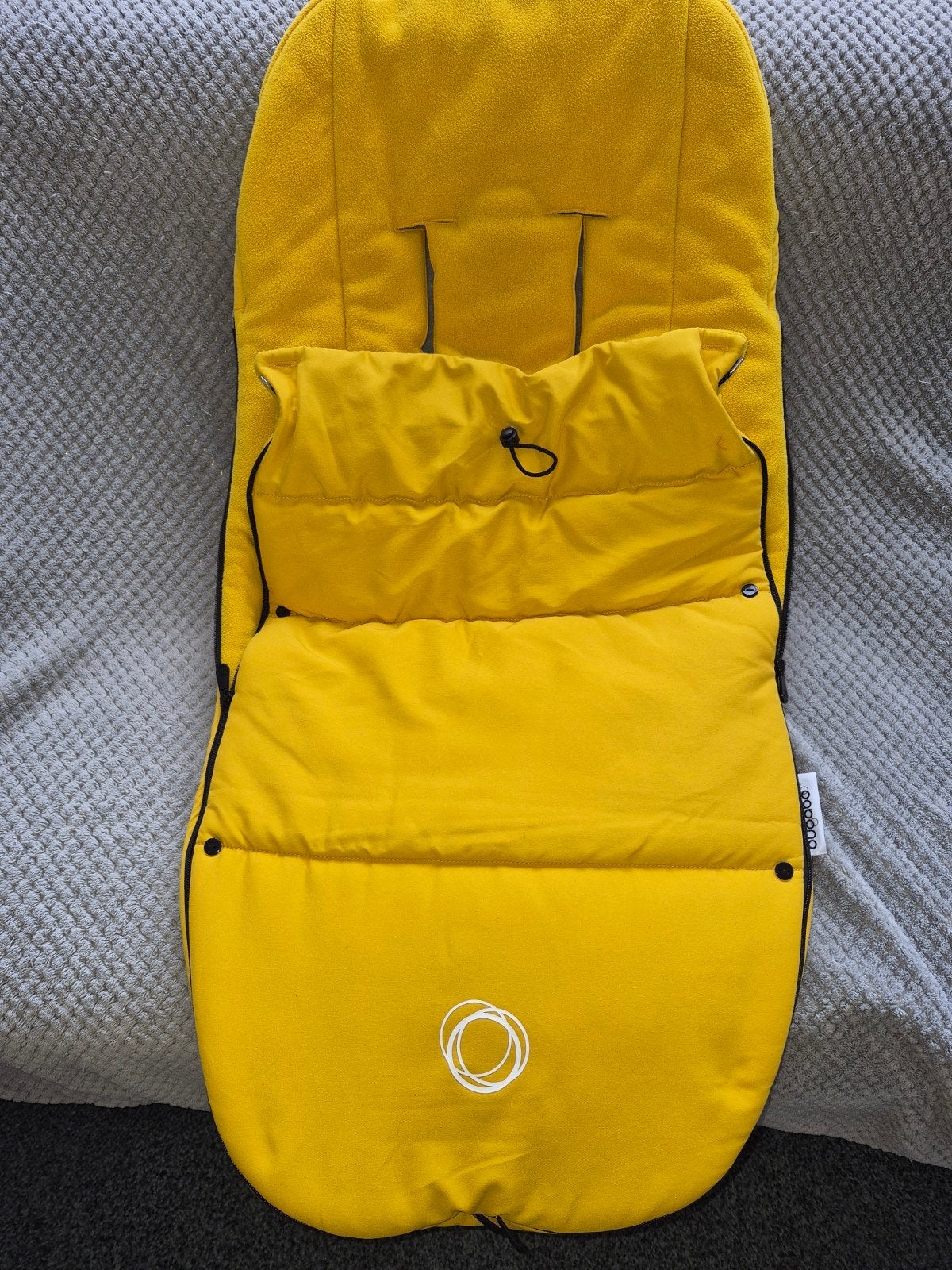 Voetenzak Bugaboo kleur Geel, Kinderen en Baby's, Ophalen of Verzenden, Zo goed als nieuw, Voetenzak