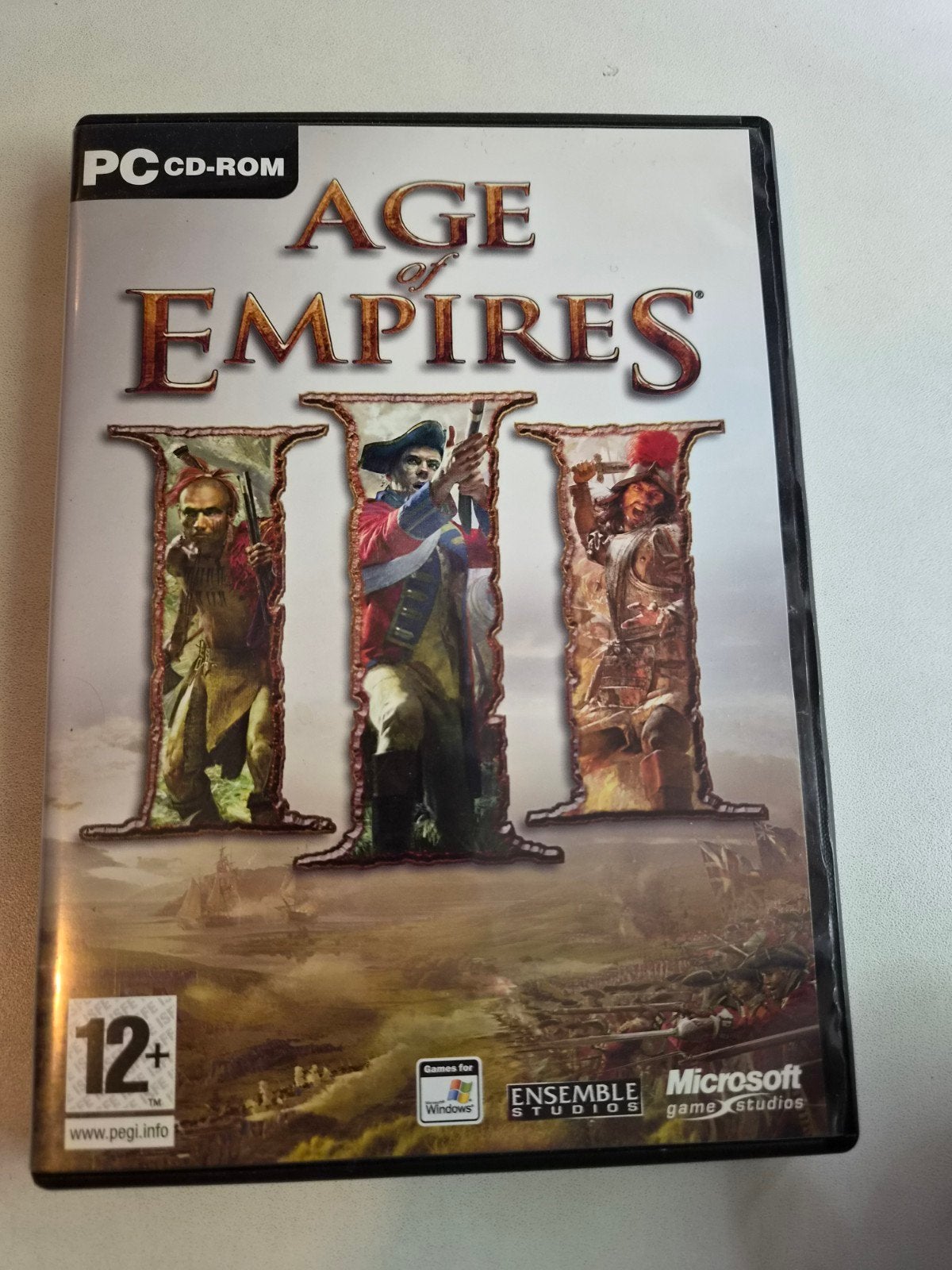 Age of Empires III PC CD-ROM - Strategie Game, Online, Gebruikt, 1 speler, Ophalen of Verzenden