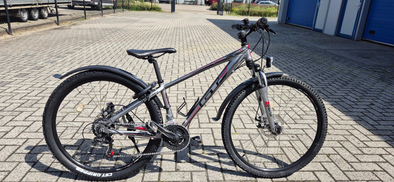 Stoere Jongensfiets Mountainbike 27,5 wielen Schijfremmen, 26 inch, Minder dan 49 cm, Meer dan 20 versnellingen, Ophalen