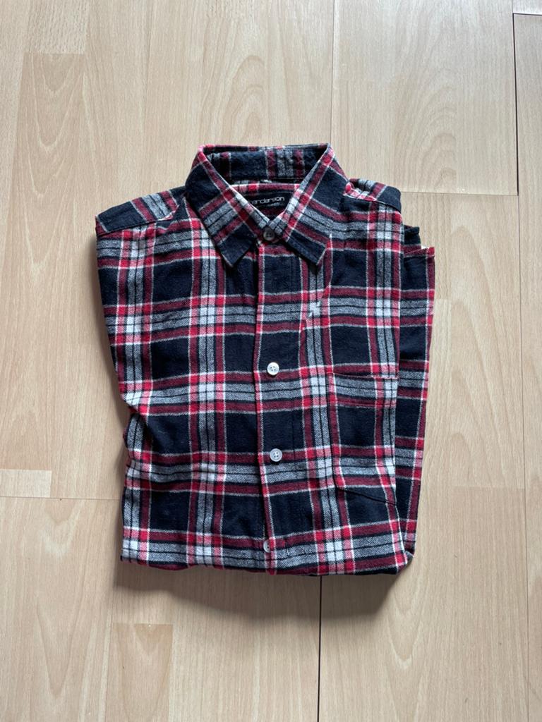Henderson overhemd medium, Kleding | Heren, Verzenden, Zo goed als nieuw, Grijs, Halswijdte 39/40 (M)