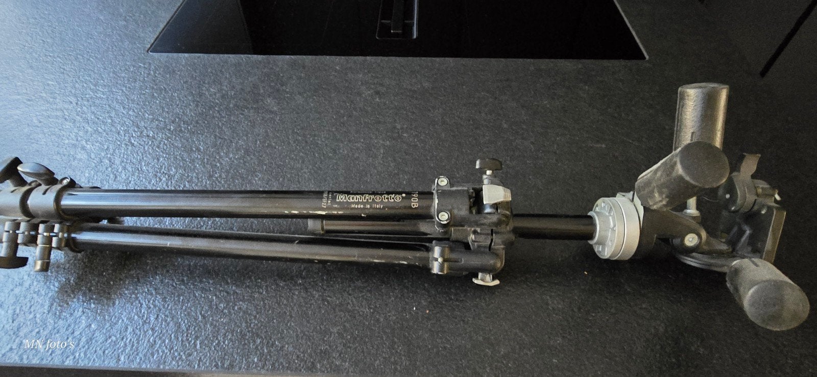 Manfrotto 190B Professioneel Statief met Balhoofd, Ophalen, Gebruikt, Driepoot, Manfrotto