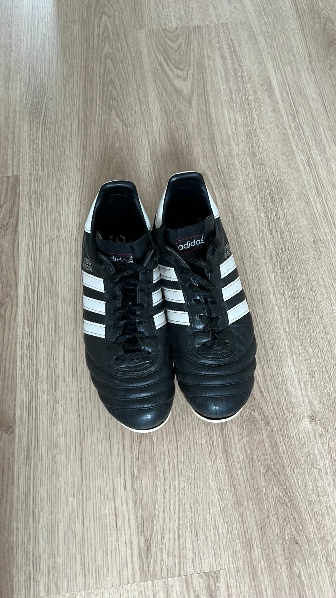 Adidas Copa Mundial Zwart maat 40 2/3 Goede Staat, Maat XS of kleiner, Schoenen, Ophalen of Verzenden, Zo goed als nieuw