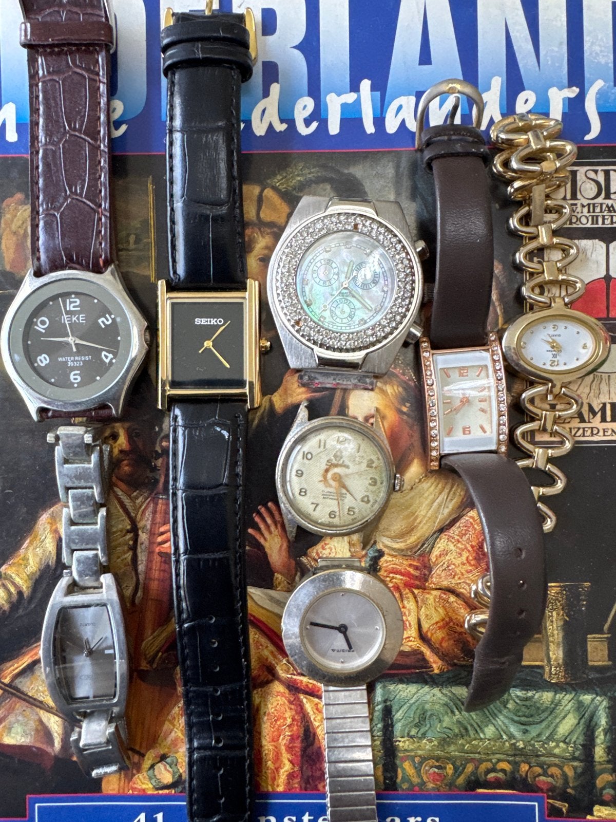 Diverse polshorloges - Seiko, Breil, en meer, Sieraden, Tassen en Uiterlijk, Seiko, Staal, Polshorloge, Ophalen of Verzenden
