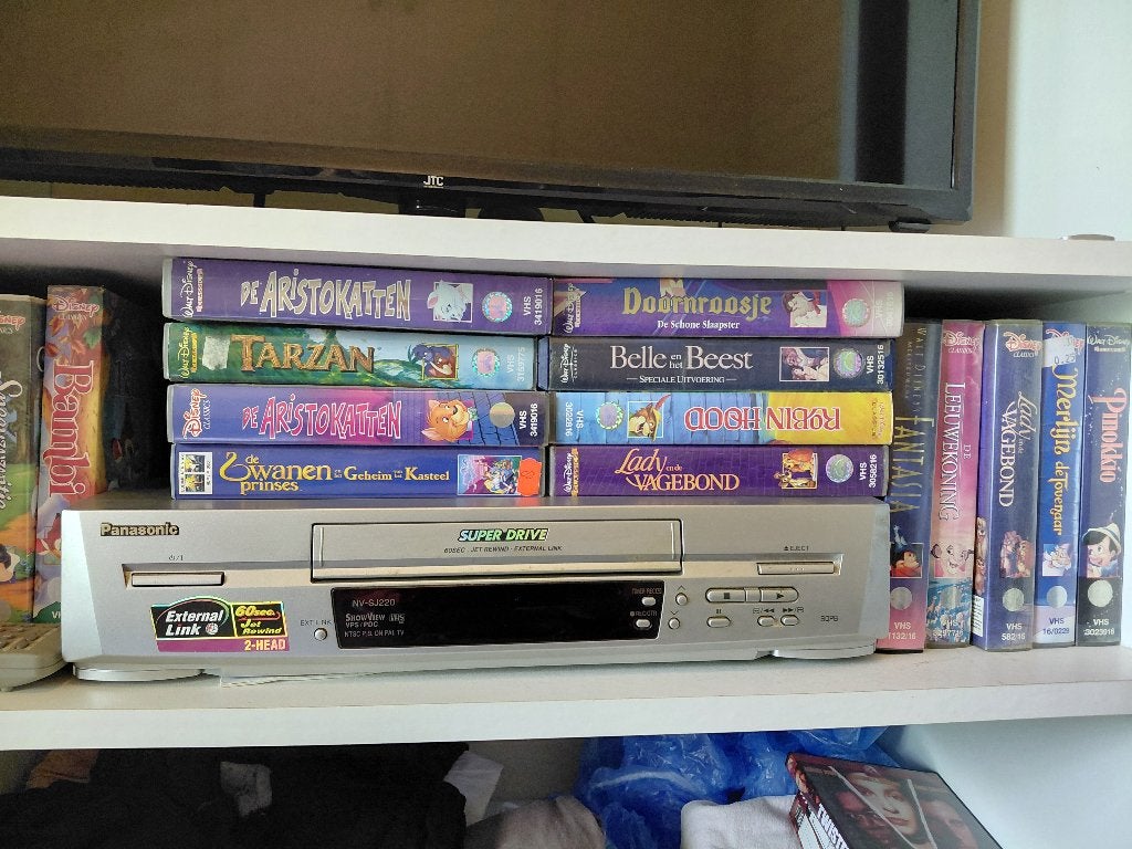 Videobanden Waltdisney +VHS recorder, Ophalen, Nederlands ondertiteld, Alle leeftijden, Kinderfilm