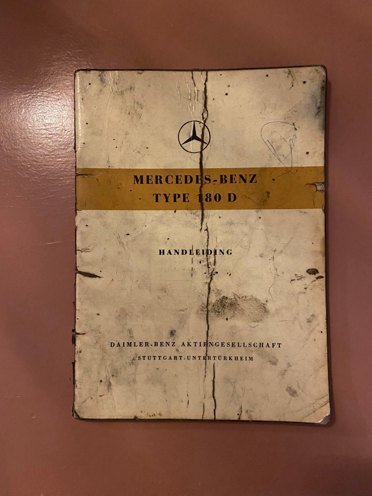 Folders en handleidingen klassieke Mercedes, Ophalen of Verzenden, Gelezen, Mercedes
