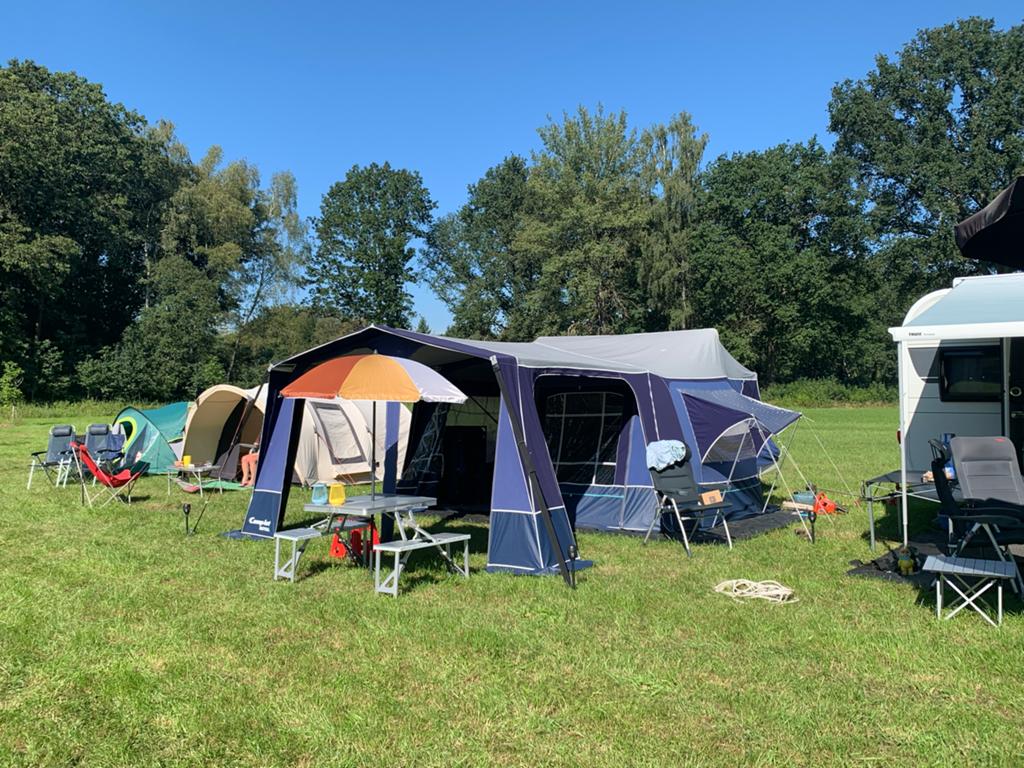 Camp-Let Royal vouwwagen met extra gastencabine, Ophalen, Blauw, Aanwezig, Camp-Let