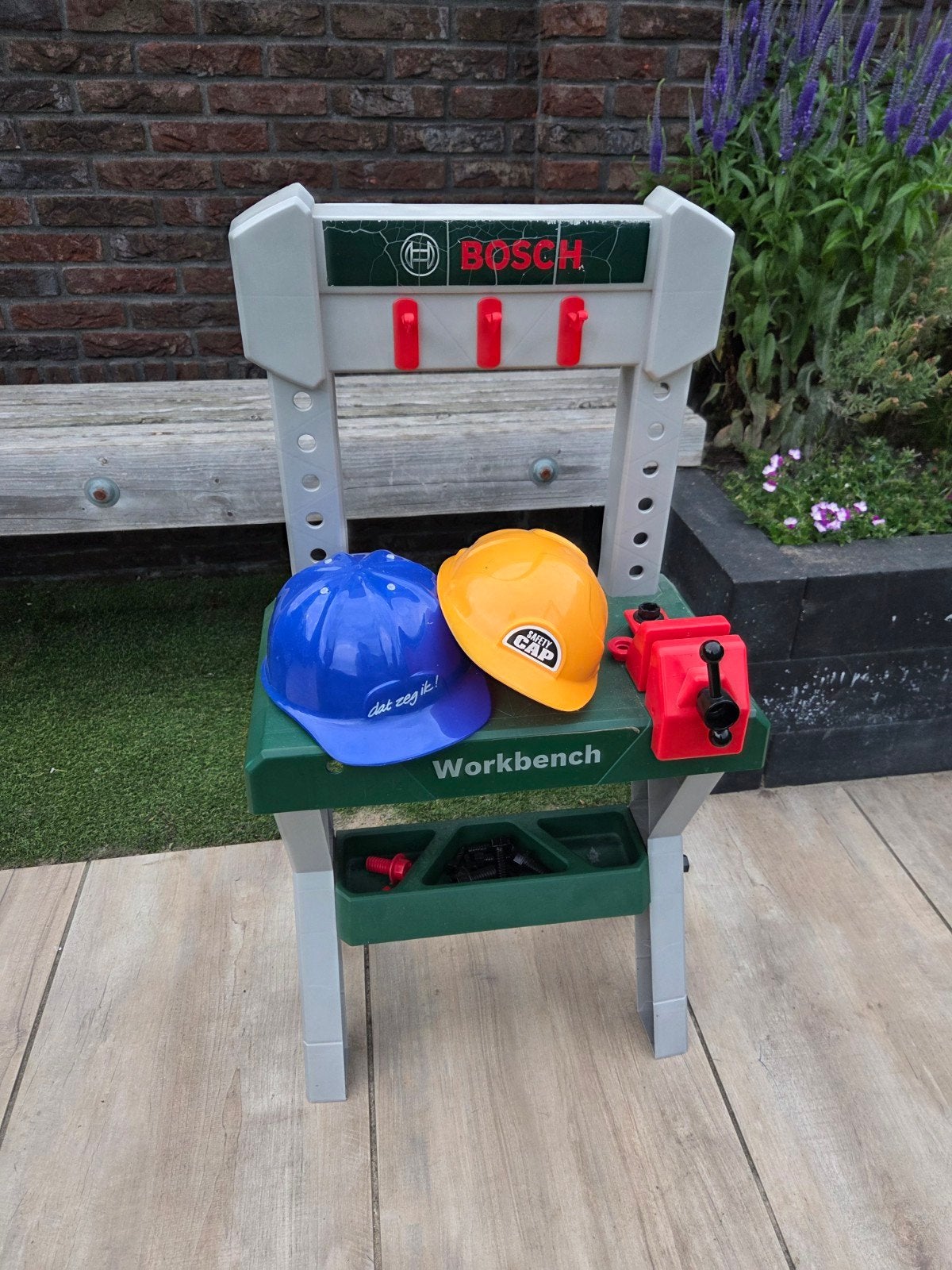 Bosch Werkbank voor Kinderen met Accessoires, Kinderen en Baby's, Speelgoed | Overig, Ophalen, Gebruikt, Jongen of Meisje