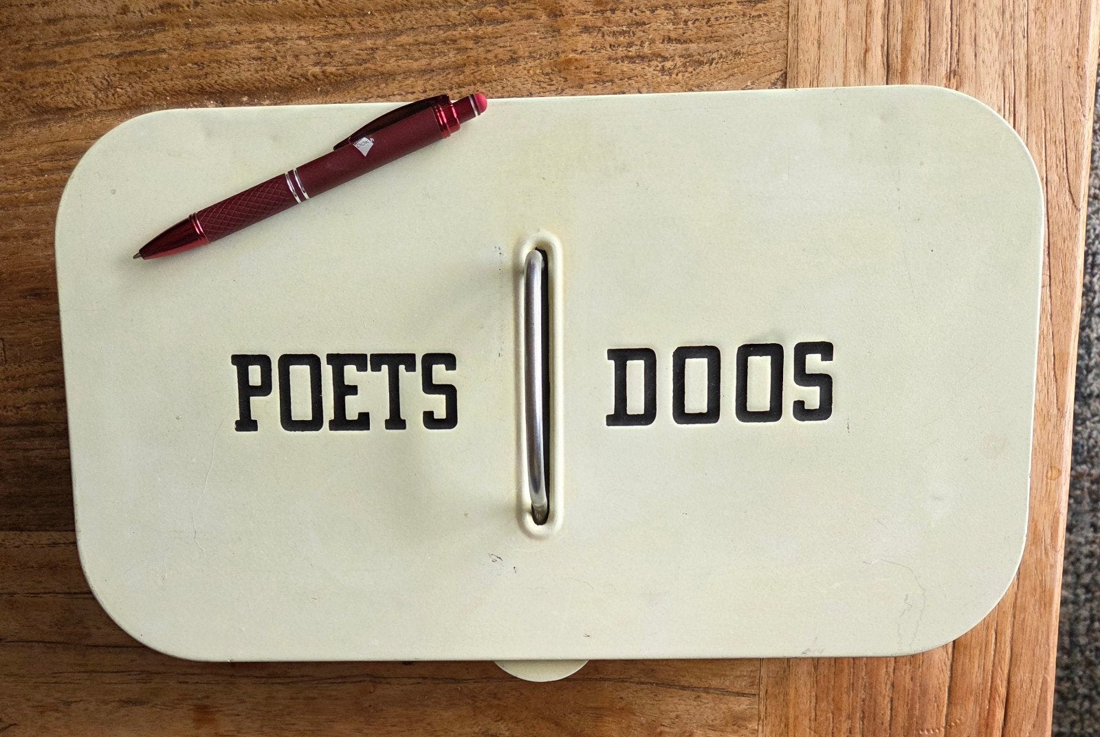 Vintage poetsdoos brabantia, Verzamelen, Ophalen of Verzenden, Overige typen