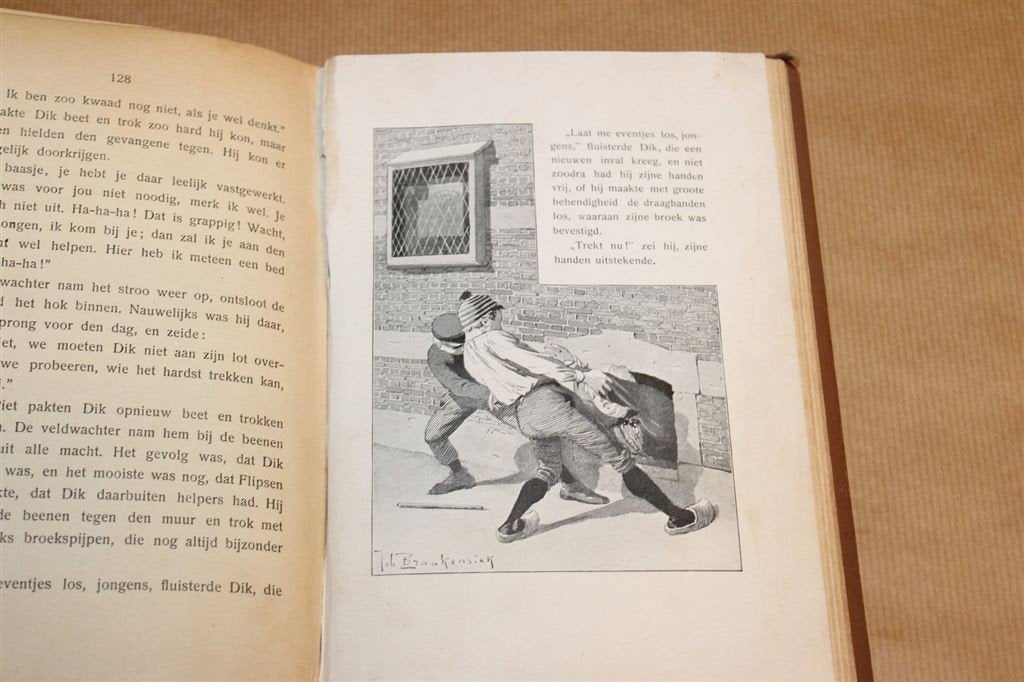 Uit het Leven van Dik Trom — Antieke Uitgave [1906], Antiek en Kunst, Ophalen of Verzenden