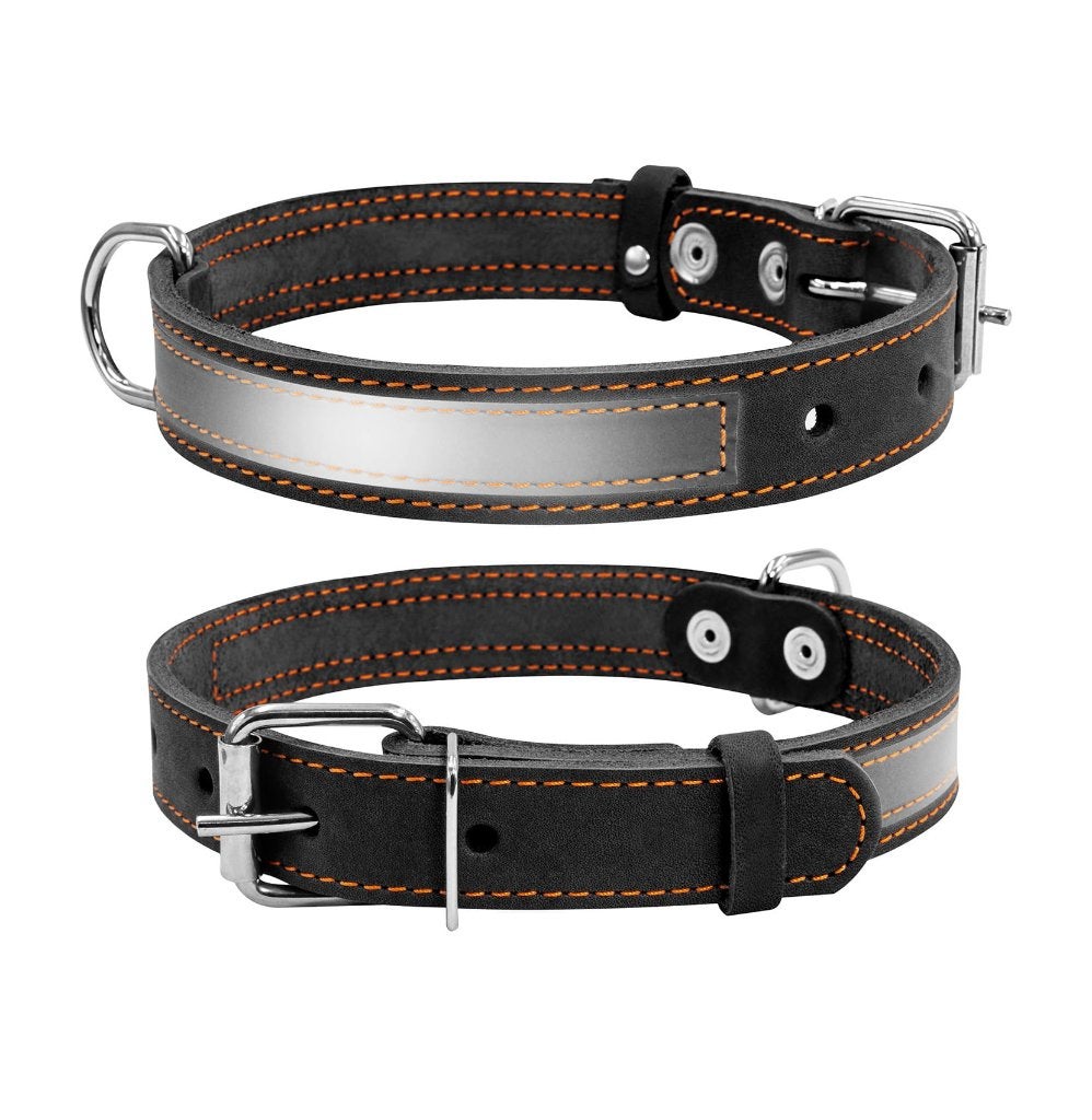 WAUDOG CoLLar Halsband Reflecterend Zwart 48-63 cm KOOPJE!!!, Ophalen of Verzenden, Handgemaakt, Nieuw