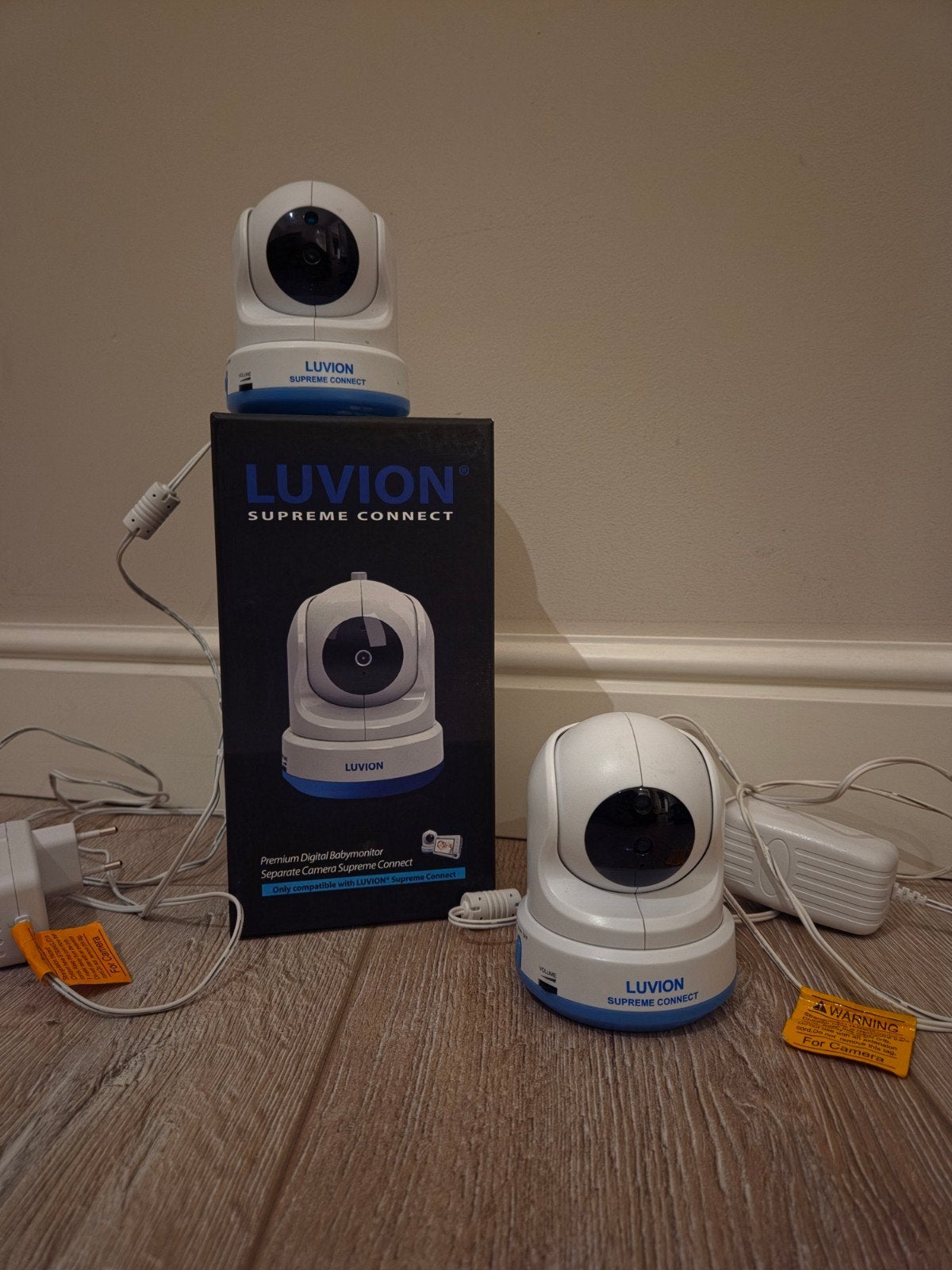 2x Luvion Supreme Connect Camera - Premium Babyfoon, Ophalen, Gebruikt, 250 meter of meer, Camera