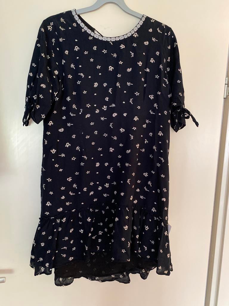 Prachtig Wanderlust jurkje met open rug - Maat L, Kleding | Dames, Jurken, Verzenden, Zo goed als nieuw, Maat 42/44 (L), Blauw