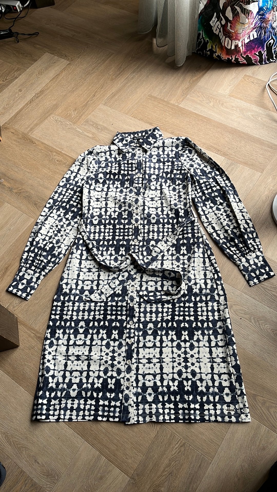 Dames jurk maat S Mi Piace, Blauw, Nieuw, Ophalen of Verzenden, Knielengte