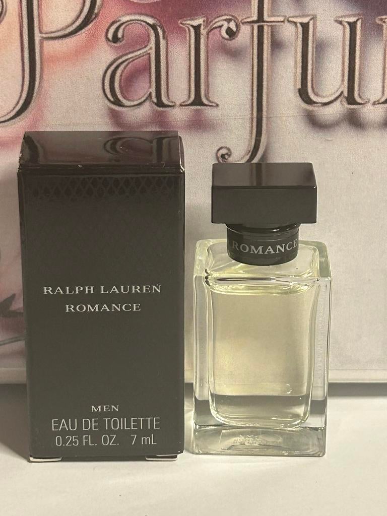Ralph Lauren - romance men miniature 7ml edt, Verzamelen, Ophalen of Verzenden, Nieuw, Miniatuur, Gevuld