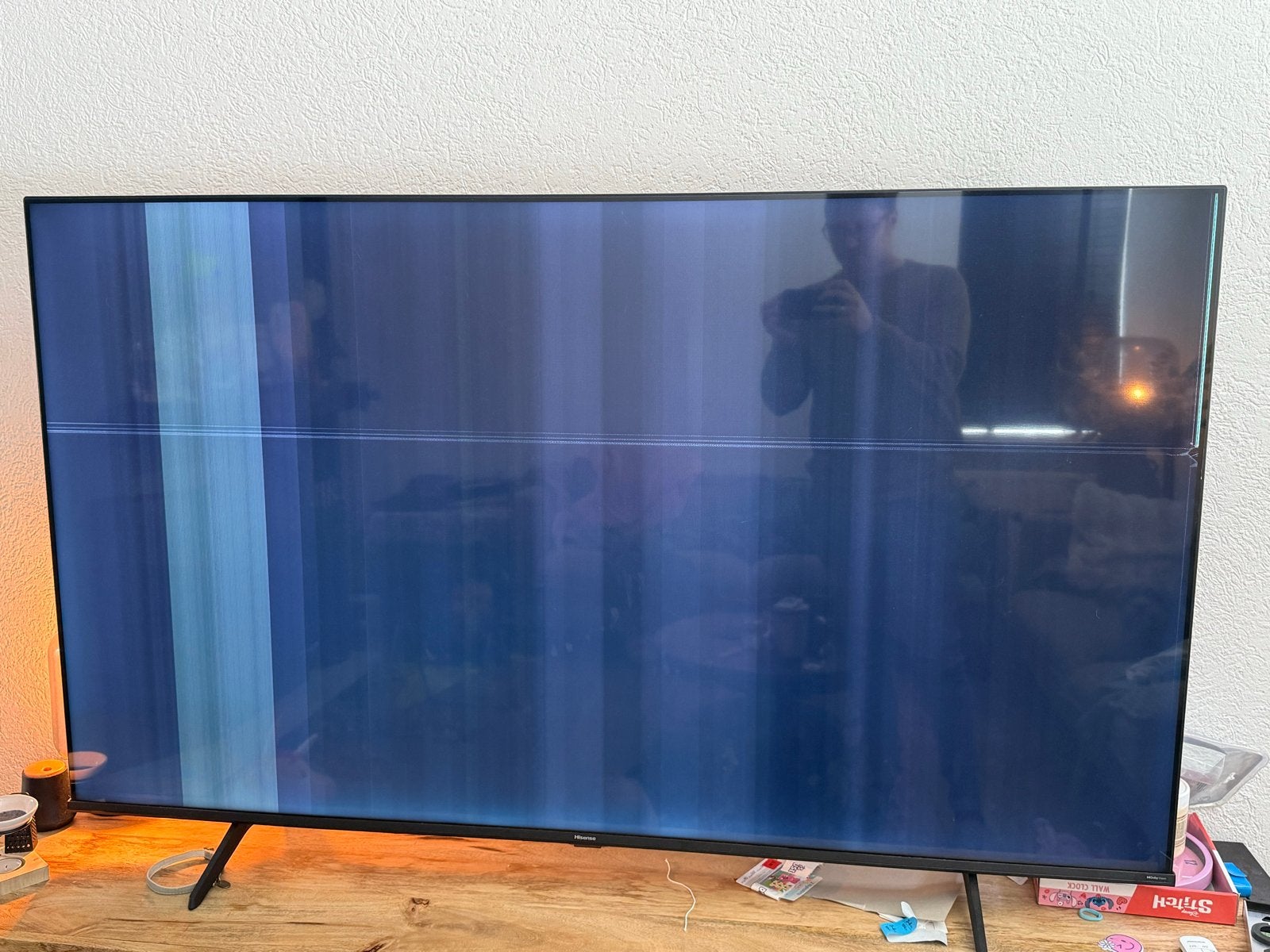 Defecte Hisense 65 inch TV voor onderdelen of reparatie, Overige merken, LED, 50 Hz, Ophalen of Verzenden