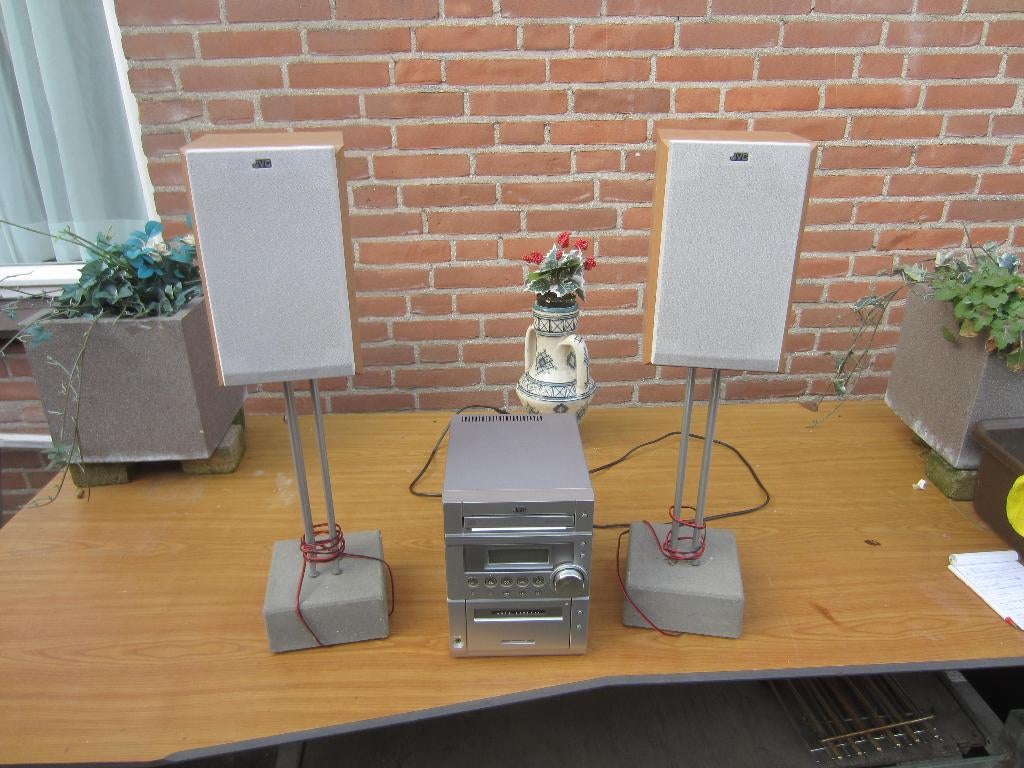 audioset JVC, Audio, Tv en Foto, Stereo-sets, Ophalen, Gebruikt, Tuner of Radio, JVC