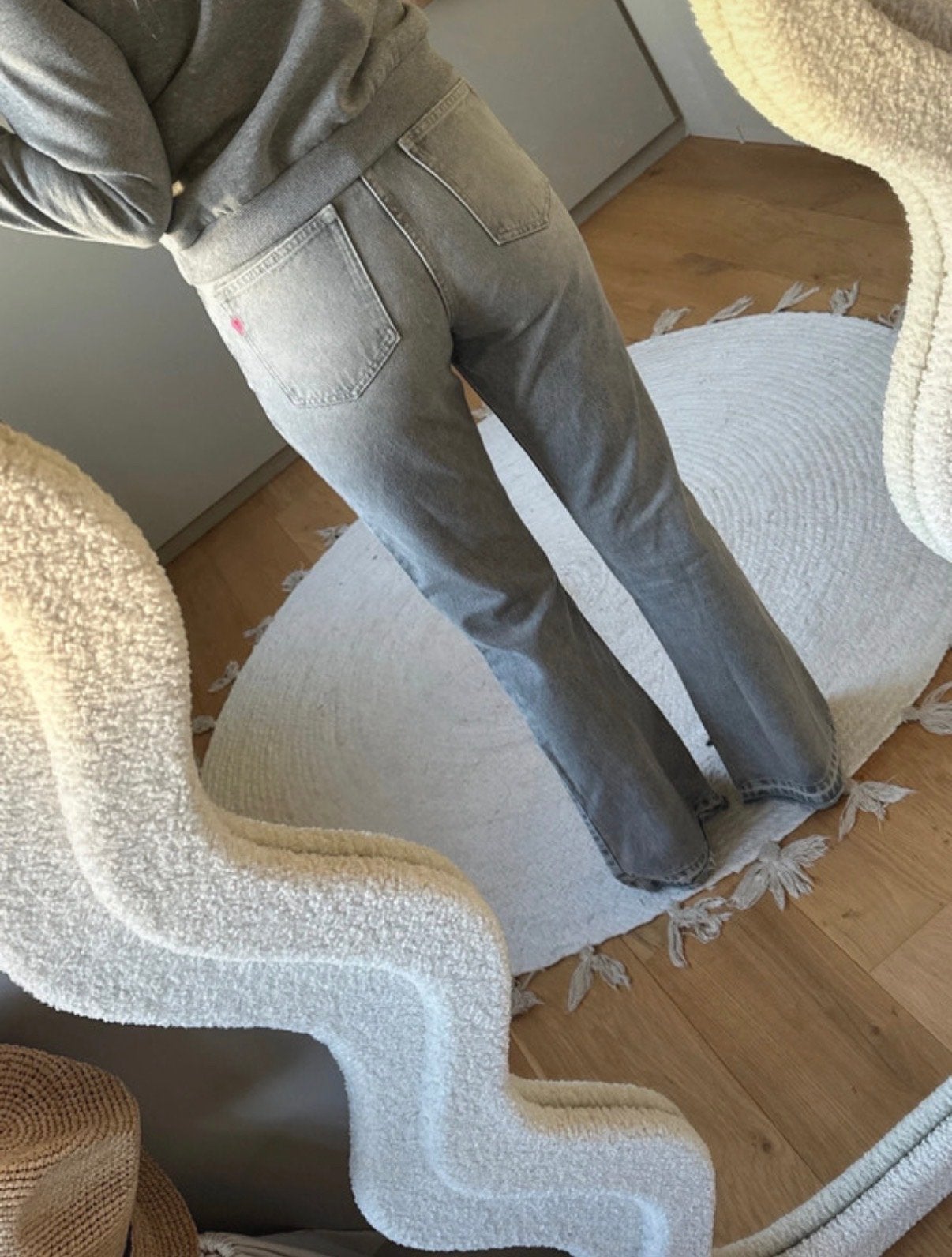 Fabienne Chapot Pleuni Bootleg Jeans Grijs Maat 28/32, Kleding | Dames, Ophalen of Verzenden, Zo goed als nieuw, Grijs, W28 - W29 (confectie 36)