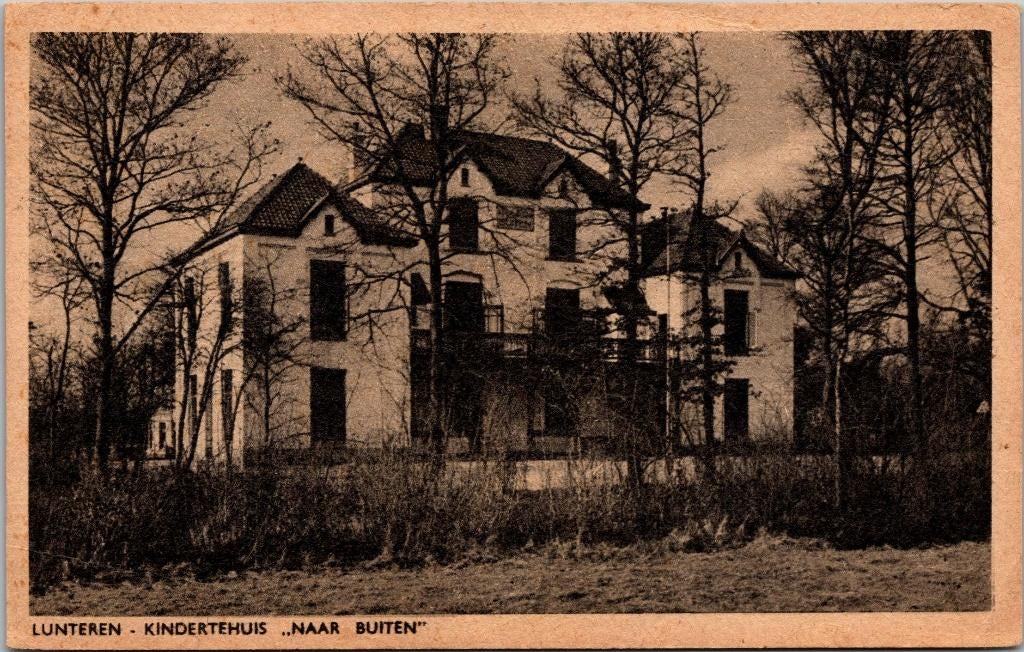 Lunteren - Kindertehuis Naar Buiten, Verzenden, 1920 tot 1940, Ongelopen, Gelderland