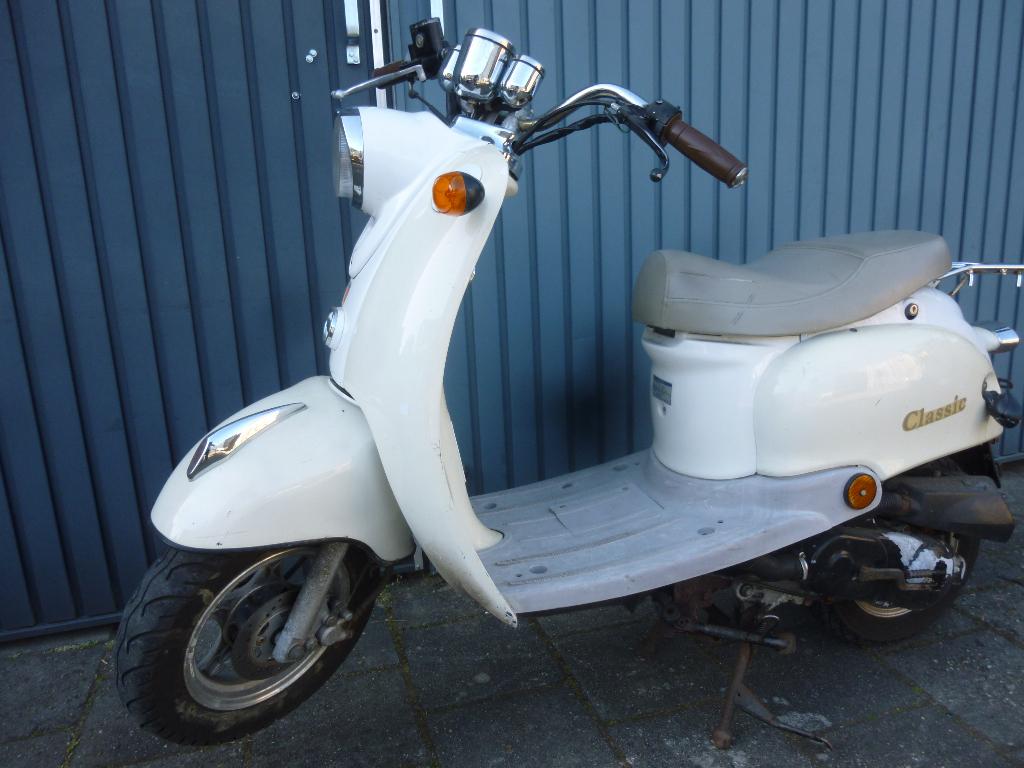 retro scooter btc classic voor onderdelen of cross [zwarte], Ophalen, Gebruikt, Overige merken