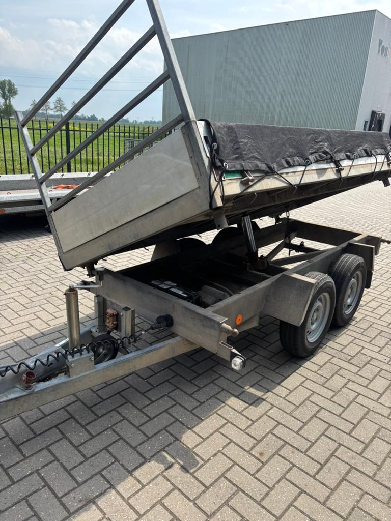 tandem asser kipper, Auto diversen, Aanhangers en Bagagewagens, Ophalen of Verzenden, Zo goed als nieuw