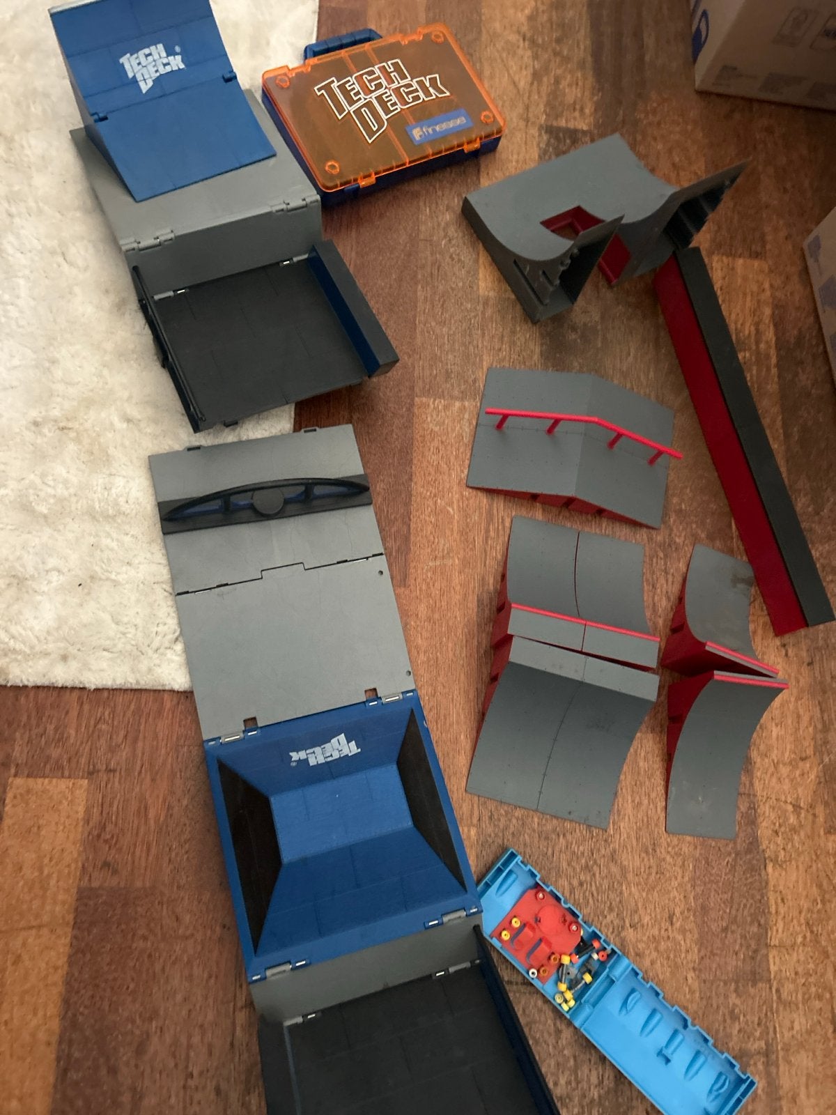 Grote Tech Deck Skateboard Ramp Set met Accessoires, Ophalen, Gebruikt, Jongen of Meisje