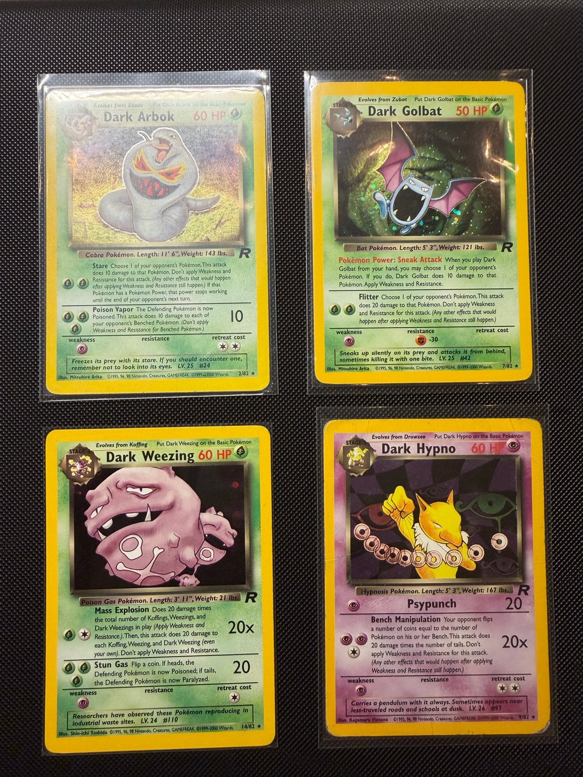 Pokémon Team Rocket lot, Ophalen of Verzenden, Gebruikt, Meerdere kaarten
