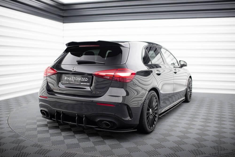 Race Voorlip sideskirt diffuser - Mercedes AMG A35 W177 23+, Auto diversen, Tuning en Styling, Ophalen of Verzenden