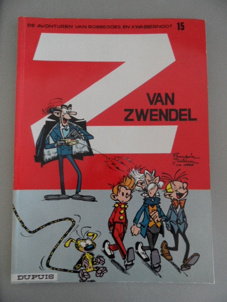 Robbedoes en Kwabbernoot. Nr 15 Z van Zwendel., Eén stripboek, Ophalen of Verzenden, Gelezen